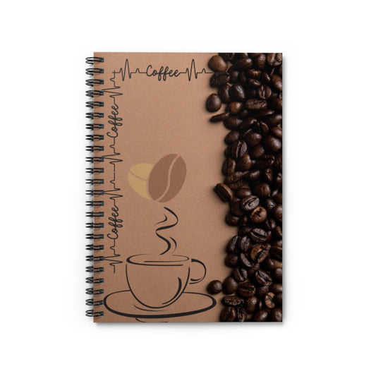 Coffee Spiral Notebook - Ruled Line
